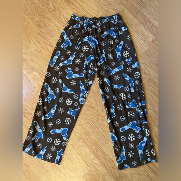 Cherokee snowboard print fleece pajama pant size XL. - Picture 2 of 3